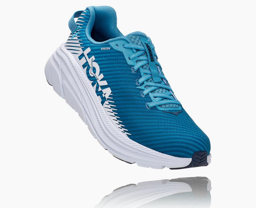 Hoka One One Løbesko Herre - Rincon 2 - Blå/Hvide - 183459XGO